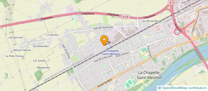 localisation de l'entreprise SCI DE LA SEMINE  LA CHAPELLE-SAINT-MESMIN