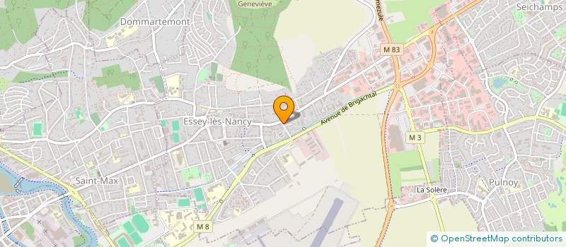 localisation de l'entreprise SCI DE LA SEMOUSE  ESSEY-LES-NANCY