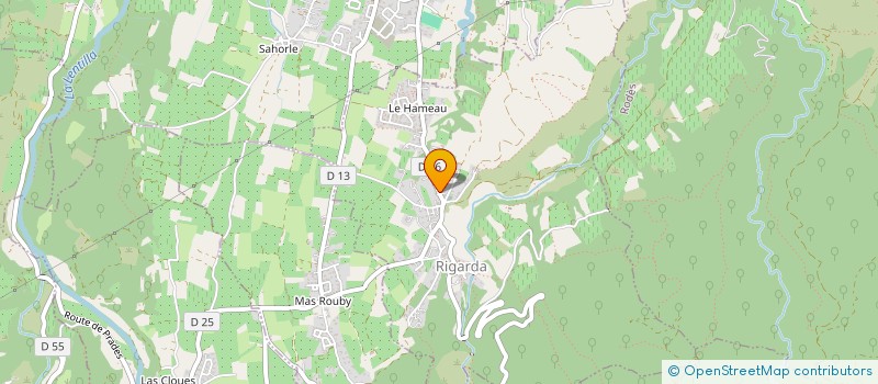 localisation de l'entreprise SCI DE LA SENSEE  RIGARDA