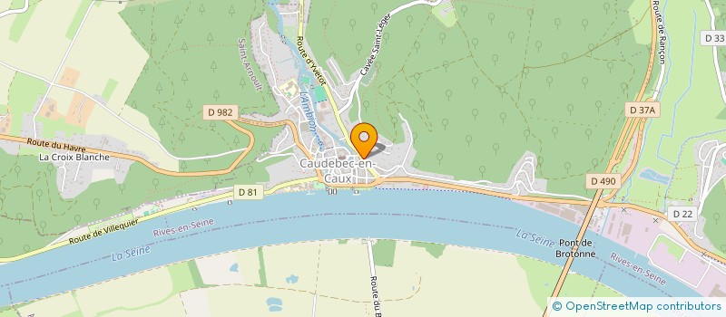 localisation de l'entreprise SCI DE LA SENTE  RIVES-EN-SEINE