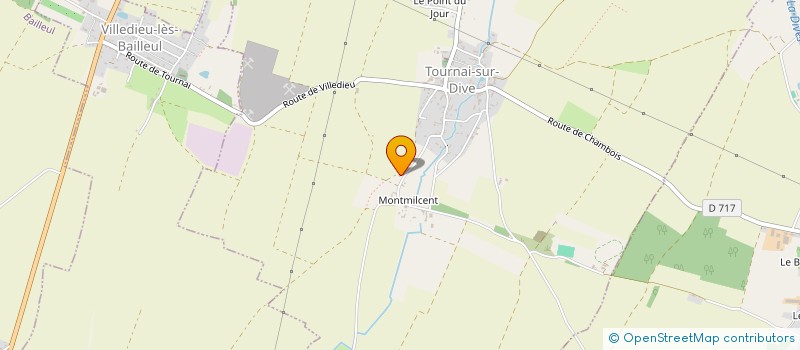 localisation de l'entreprise SCI DE LA SENTE FILLEUL à TOURNAI-SUR-DIVE