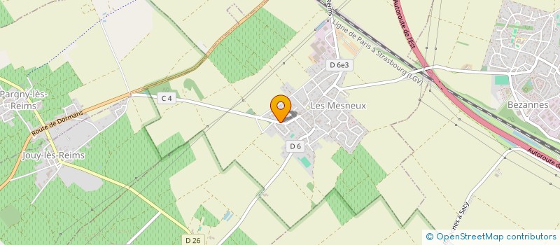 localisation de l'entreprise SCI DE LA SENTELLE  LES MESNEUX