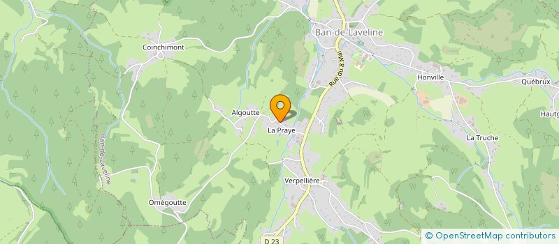 localisation de l'entreprise SCI DE LA SERENITE  BAN-DE-LAVELINE