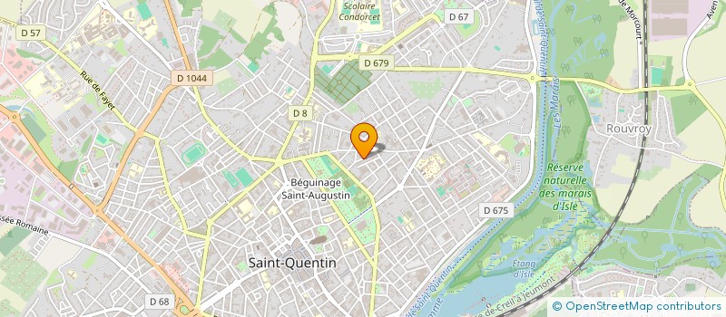 localisation de l'entreprise SCI DE LA SERENITE à SAINT-QUENTIN