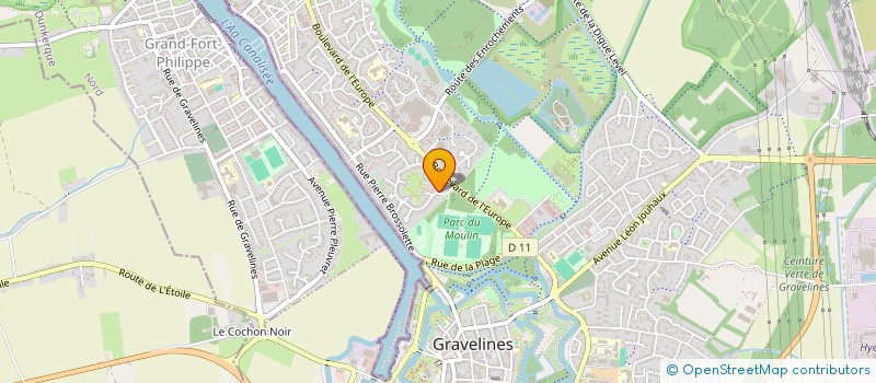 localisation de l'entreprise SCI DE LA SERENITE à GRAVELINES