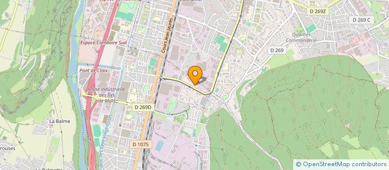 localisation de l'entreprise SCI DE LA SERRA  LE PONT-DE-CLAIX