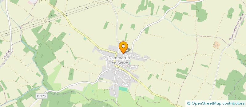 localisation de l'entreprise SCI DE LA SERVE  DAMMARTIN-EN-SERVE