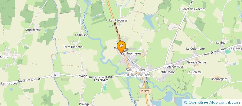 localisation de l'entreprise SCI DE LA SERVETTE  SAINT-TRIVIER-DE-COURTES