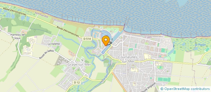 localisation de l'entreprise SCI DE LA SEULLES à COURSEULLES-SUR-MER