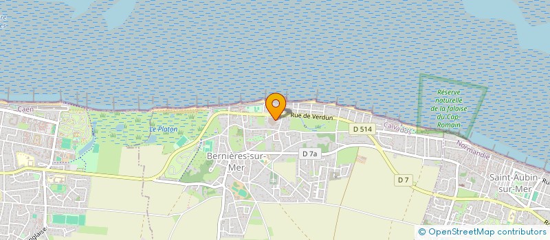 localisation de l'entreprise SCI DE LA SEULLES  BERNIERES-SUR-MER