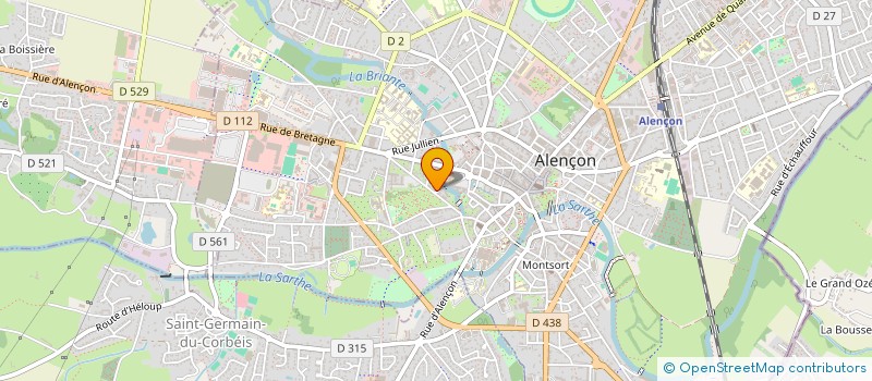 localisation de l'entreprise SCI DE LA SEULLES à ALENCON
