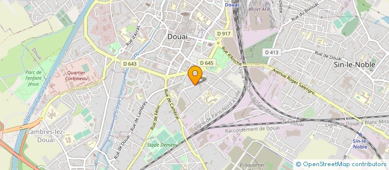 localisation de l'entreprise SCI DE LA SIAGNE à DOUAI