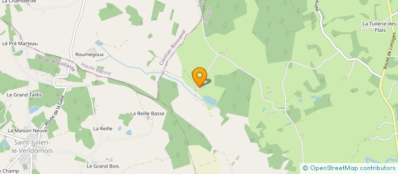 localisation de l'entreprise SCI DE LA SIAUVE  LUBERSAC