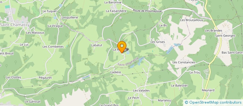 localisation de l'entreprise SCI DE LA SIMONIE  JOURNIAC