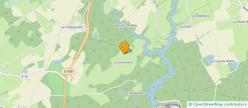 localisation de l'entreprise SCI DE LA SIMONIERE  BOURNEAU