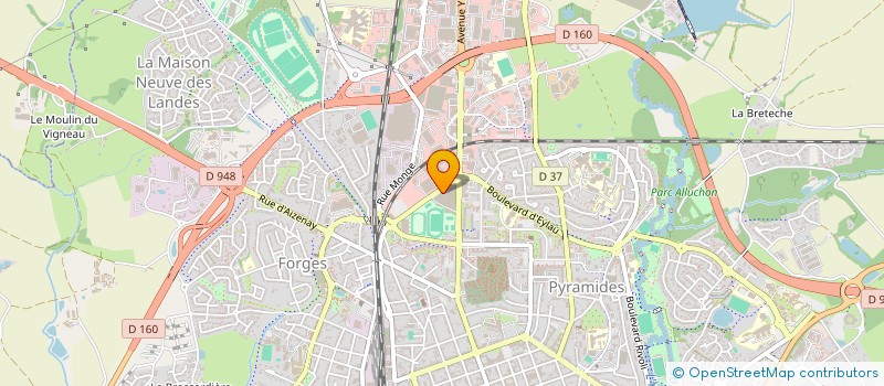 localisation de l'entreprise SCI DE LA SIMOTIERE  LA ROCHE-SUR-YON
