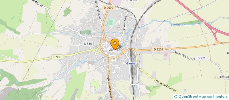 localisation de l'entreprise SCI DE LA SIOULE à GANNAT