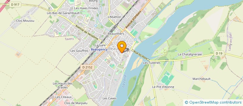 localisation de l'entreprise SCI DE LA SIRENE  BEAUGENCY