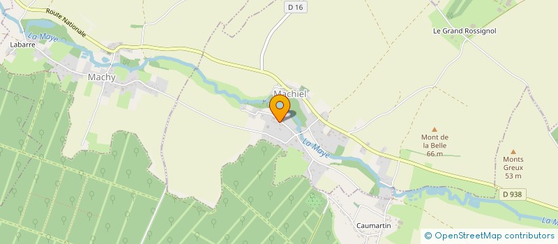 localisation de l'entreprise SCI DE LA SITTELLE  MACHIEL