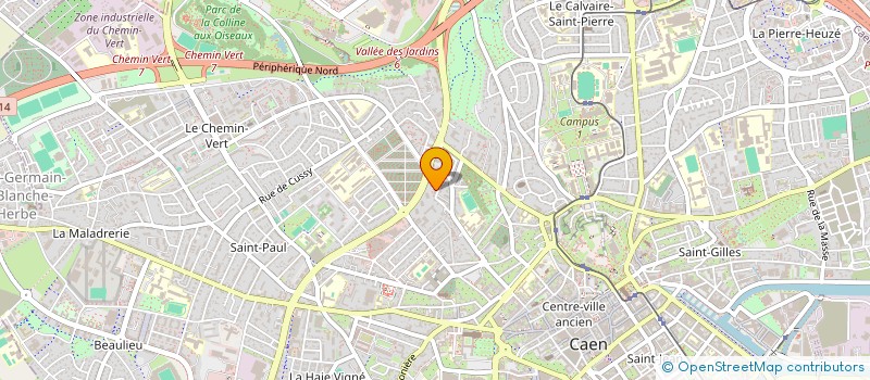 localisation de l'entreprise SCI DE LA SOLOGNE à CAEN