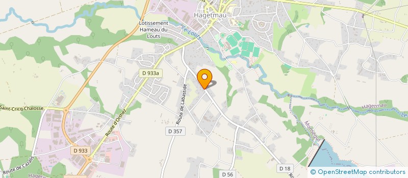 localisation de l'entreprise SCI DE LA SOPHE  HAGETMAU