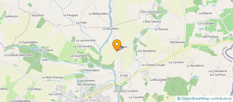 localisation de l'entreprise SCI DE LA SOUCHETIERE  SAINT-PIERRE-DES-NIDS