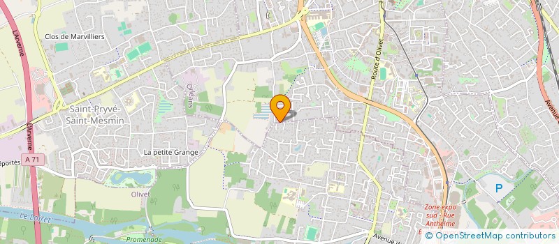 localisation de l'entreprise SCI DE LA SOURCE à ORLEANS