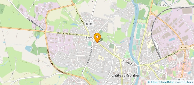 localisation de l'entreprise SCI DE LA SOURCE  CHATEAU-GONTIER-SUR-MAYENNE