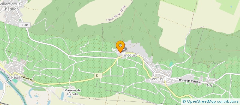 localisation de l'entreprise SCI DE LA SOURCE  VENTEUIL