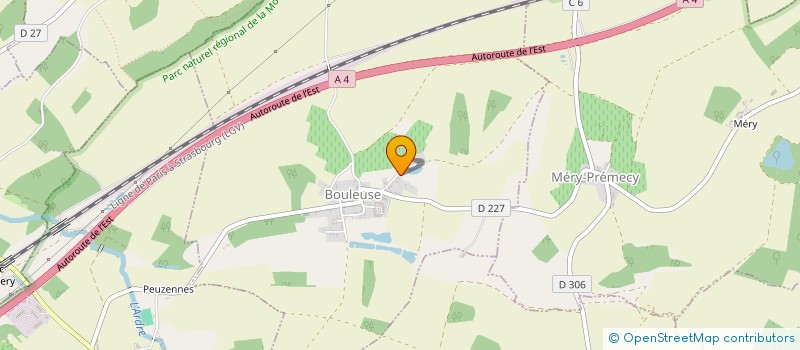 localisation de l'entreprise SCI DE LA SOURCE  BOULEUSE