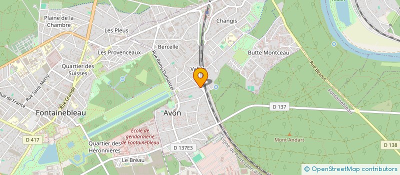 localisation de l'entreprise SCI DE LA SOURCE  AVON