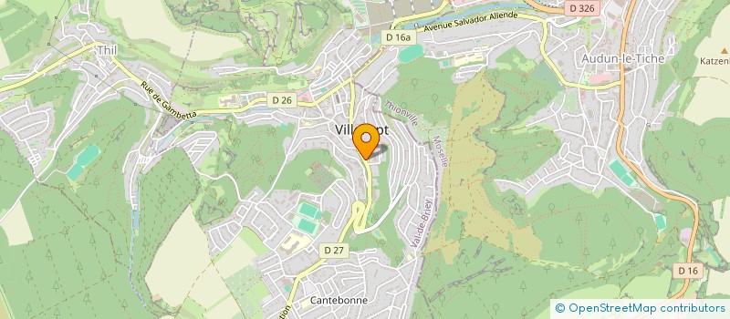 localisation de l'entreprise SCI DE LA SOURCE  VILLERUPT