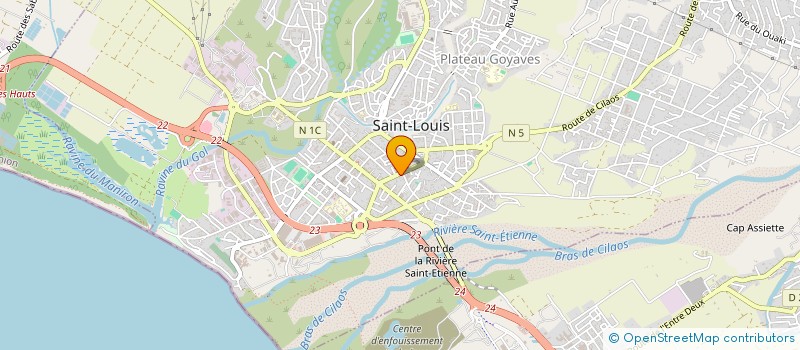 localisation de l'entreprise SCI DE LA SOURCE à SAINT-PIERRE