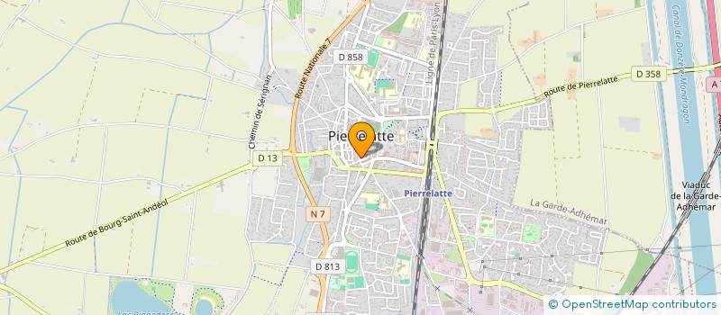 localisation de l'entreprise SCI DE LA SOURCE à PIERRELATTE