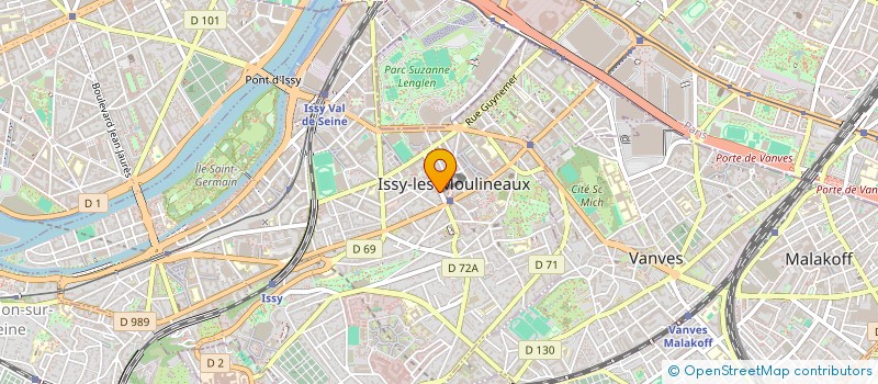 localisation de l'entreprise SCI DE LA SOURCE à ISSY-LES-MOULINEAUX