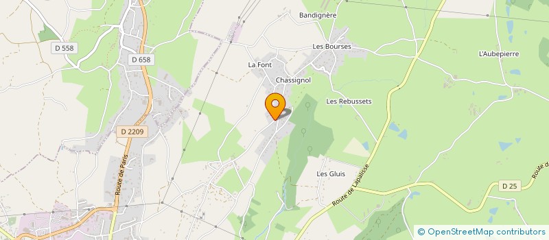 localisation de l'entreprise SCI DE LA SOURCE à CUSSET