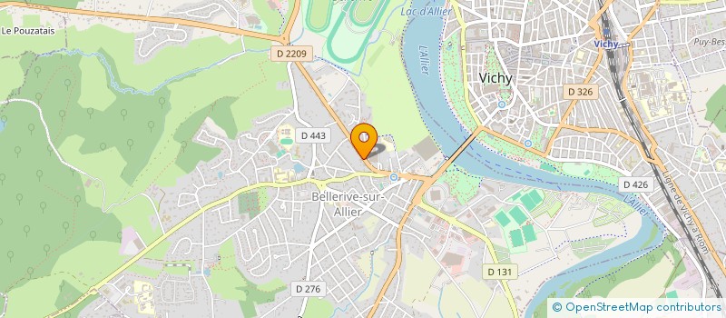 localisation de l'entreprise SCI DE LA SOURCE  BELLERIVE-SUR-ALLIER