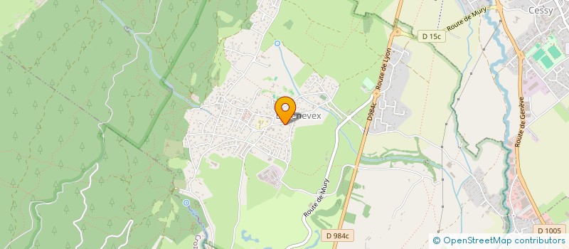 localisation de l'entreprise SCI DE LA SOURCE  ECHENEVEX