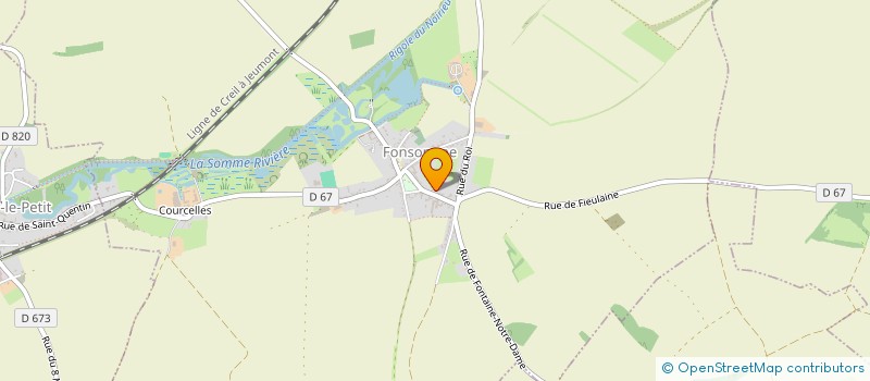 localisation de l'entreprise SCI DE LA SOURCE  FONSOMME
