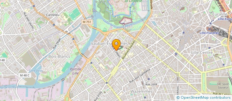 localisation de l'entreprise SCI DE LA SOURCE à LILLE