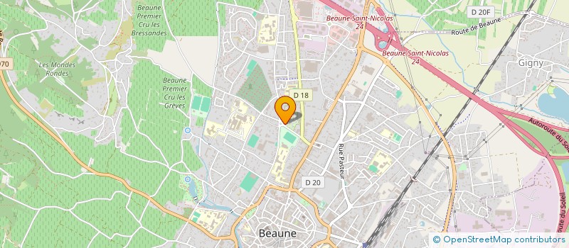 localisation de l'entreprise SCI DE LA SOURCE à BEAUNE