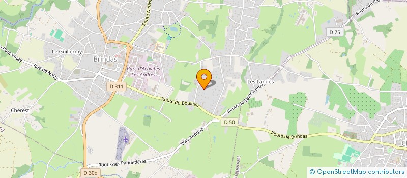 localisation de l'entreprise SCI DE LA SOURCE  BRINDAS