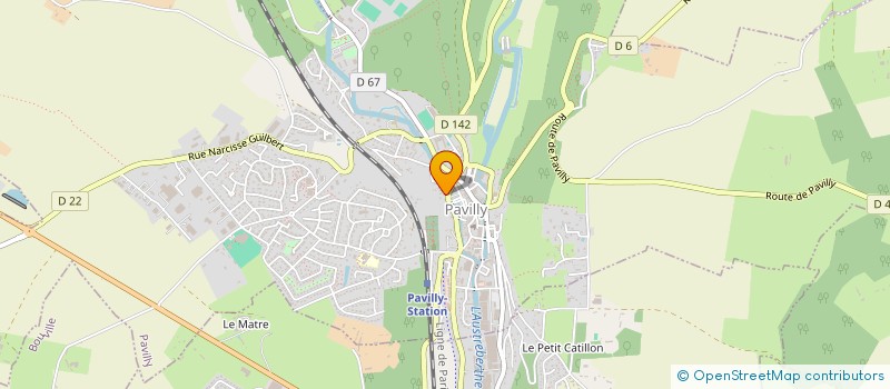 localisation de l'entreprise SCI DE LA SOURCE  PAVILLY