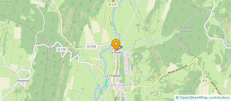 localisation de l'entreprise SCI DE LA SOURCE  VAL SURAN