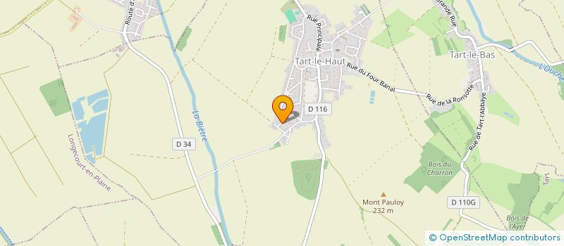 localisation de l'entreprise SCI DE LA SOURCE  TART