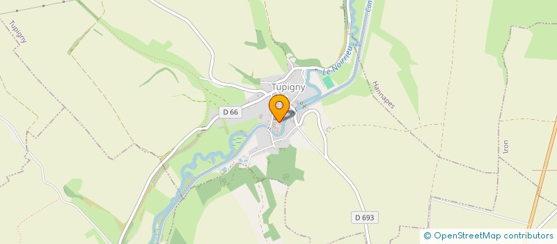 localisation de l'entreprise SCI DE LA SOURCE  TUPIGNY