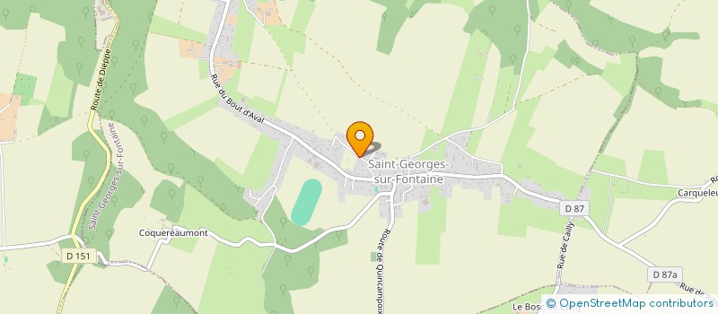 localisation de l'entreprise SCI DE LA SOURCE DU CAILLY  CAILLY