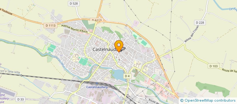 localisation de l'entreprise SCI DE LA SOURCE MARIE  CASTELNAUDARY