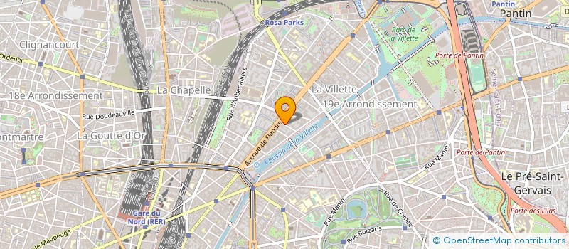 localisation de l'entreprise SCI DE LA SOURCE SAINT MARTIN à PARIS