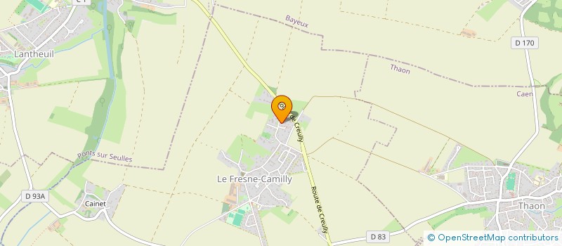 localisation de l'entreprise SCI DE LA SOURDINE  LE FRESNE-CAMILLY